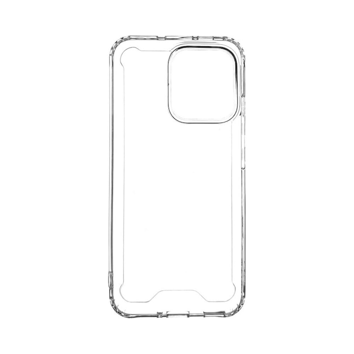Husa de protectie CENTO Como compatibila cu Oppo Reno14, Transparent, Silicon Premium, Slim, colturi intarite, Anti zgarieturi, Anti soc, cu margini ridicate pentru protectia ecranului si a camerei