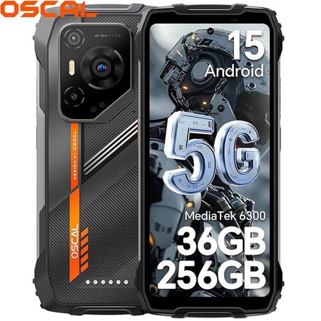 Telefon mobil Blackview Pilot 3, 5G, 36GB Ram(12GB + 24GB / 2T), 256GB, 8 nuclee, 6.78'' HD+, Android 15, 7500mAh, 120Hz, 1080*2460, 50MP Camera Octa Core, Fingerprint/3.5mm Jack/GPS, Negru