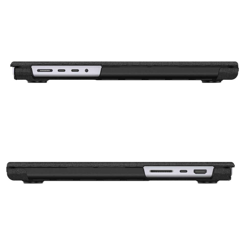 Carcasa de protectie Macbook Pro 14 2021/2022/2023, Advanced, Urban Fit, I74, PC, Negru