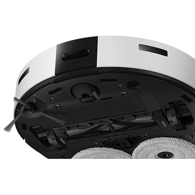 Aspirator robot Samsung VR7MD96514G/GE Bespoke Jet Bot Combo 3-in-1 Steam Plus, 70 W, Recipient praf 0.25 L, Senzor dToF LiDAR, 6000 Pa, Autonomie 180 minute, Rezervor 0.1 l, Control prin aplicatie, Control vocal, Wi-Fi Gri