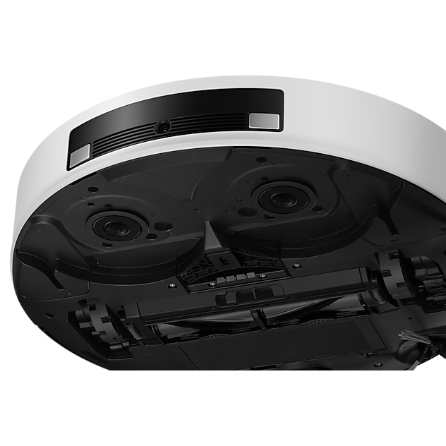 Aspirator robot Samsung VR7MD96514G/GE Bespoke Jet Bot Combo 3-in-1 Steam Plus, 70 W, Recipient praf 0.25 L, Senzor dToF LiDAR, 6000 Pa, Autonomie 180 minute, Rezervor 0.1 l, Control prin aplicatie, Control vocal, Wi-Fi Gri
