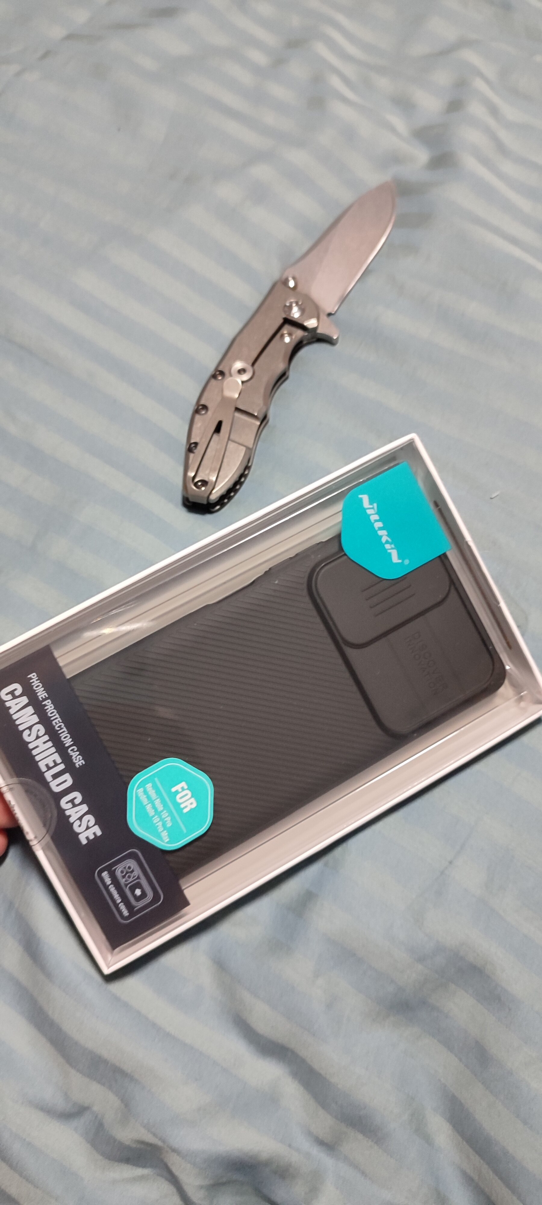 Husa pentru Xiaomi Redmi Note 10 Pro Nillkin camshield pro black