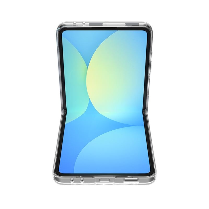 Carcasa Spigen Air Skin cu MagSafe, compatibila cu Samsung Galaxy Z Flip 7, Alb / Transparent