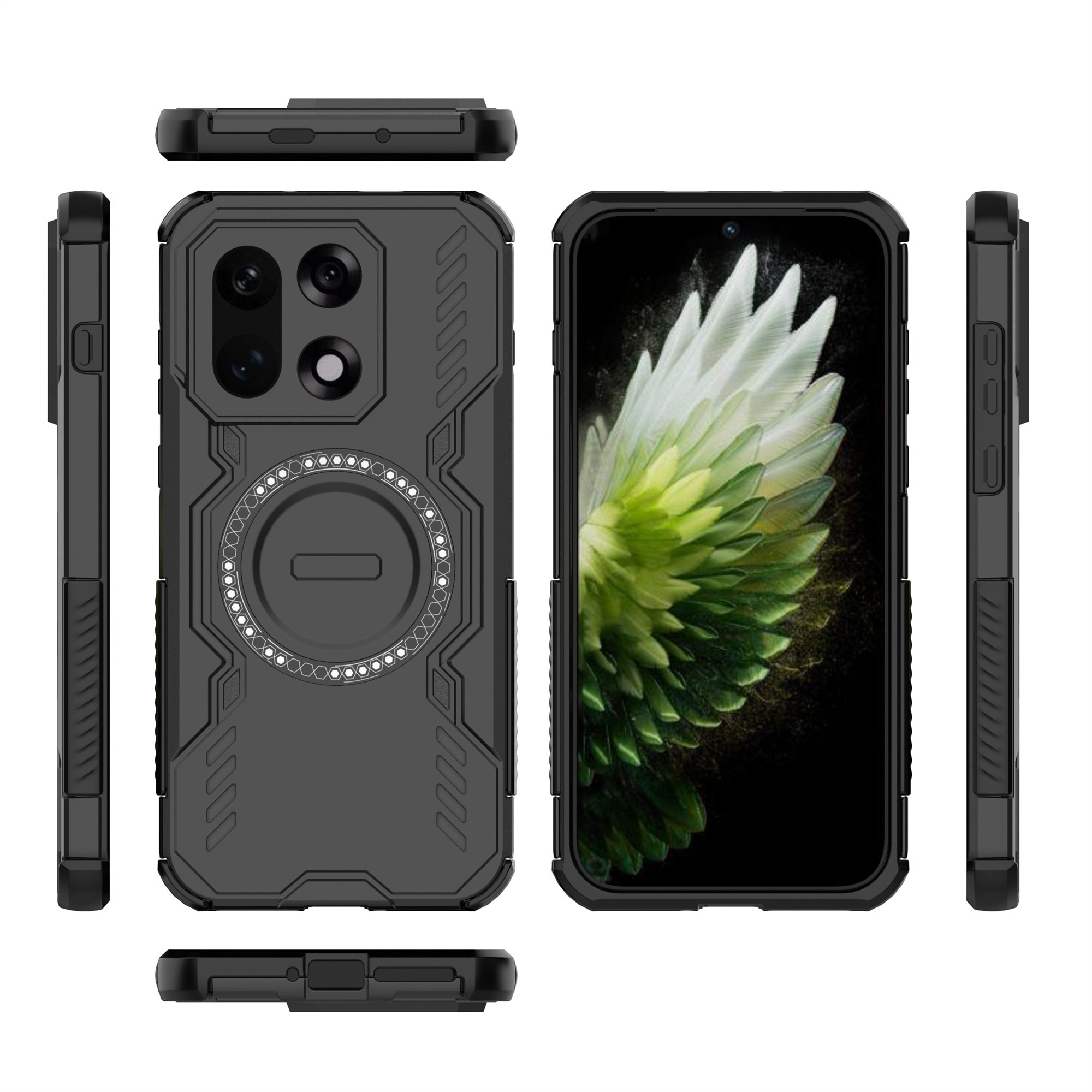 Husa pentru OnePlus 15 ArmorMag, Magsafe, Antisoc, Calitate Premium, Protectie Superioara, DaDen, Negru