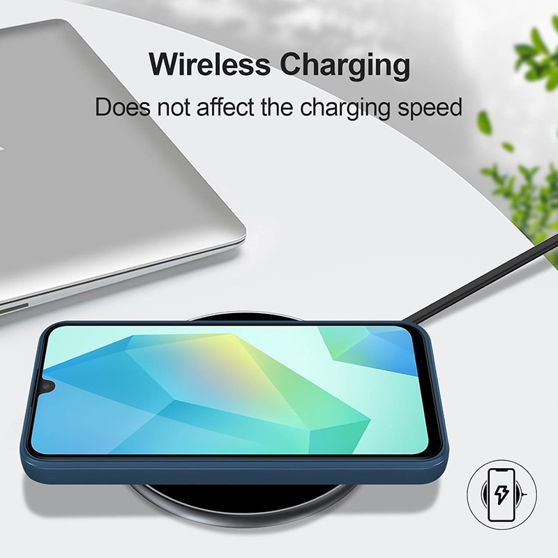 Husa pentru Samsung Galaxy A26, silicon lichid, Calitate Premium, Interior din Microfibra, Protectie Sporita, Antisoc, Albastru inchis