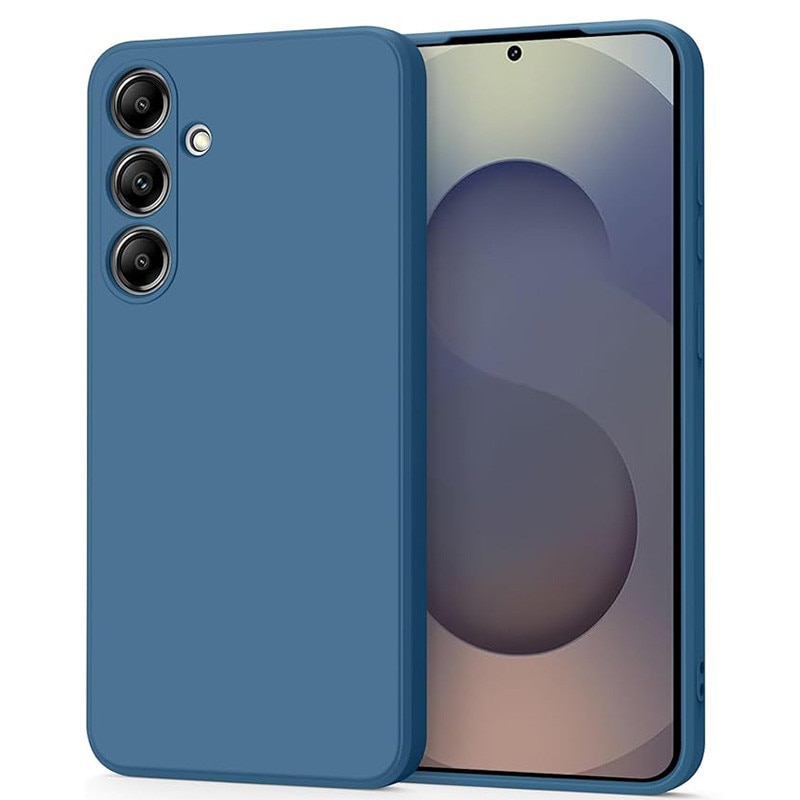 Husa pentru Samsung Galaxy A26, silicon lichid, Calitate Premium, Interior din Microfibra, Protectie Sporita, Antisoc, Albastru inchis