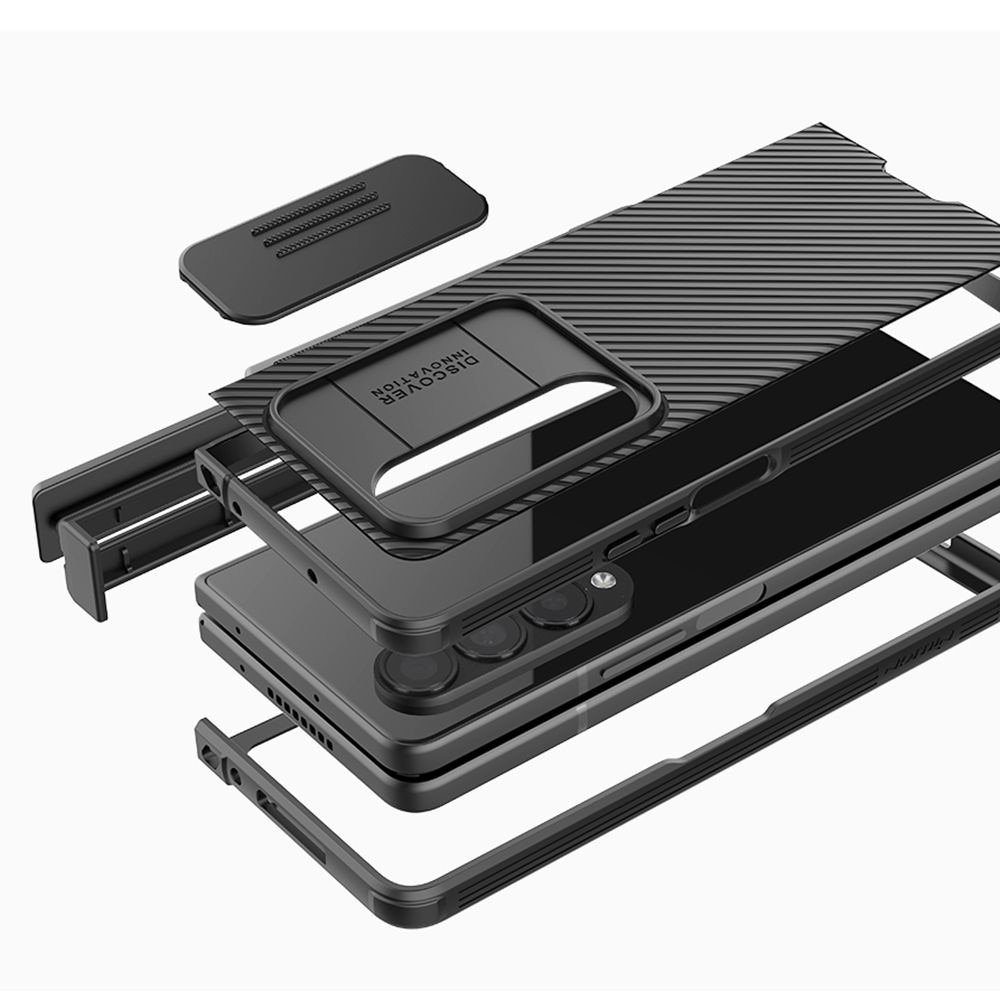 Husa, Nillkin CamShield Pro pentru Samsung Galaxy Z Fold4, Negru