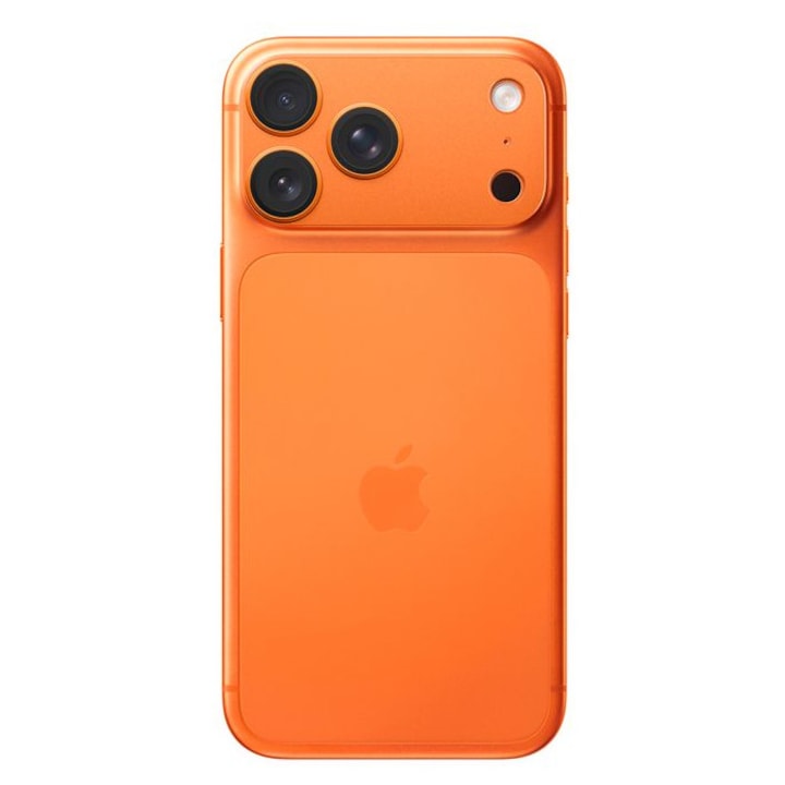 Folie sticla camera foto Spigen Glass tR EZ Fit Optik Pro XL compatibila cu iPhone 17 Pro Max, Portocaliu