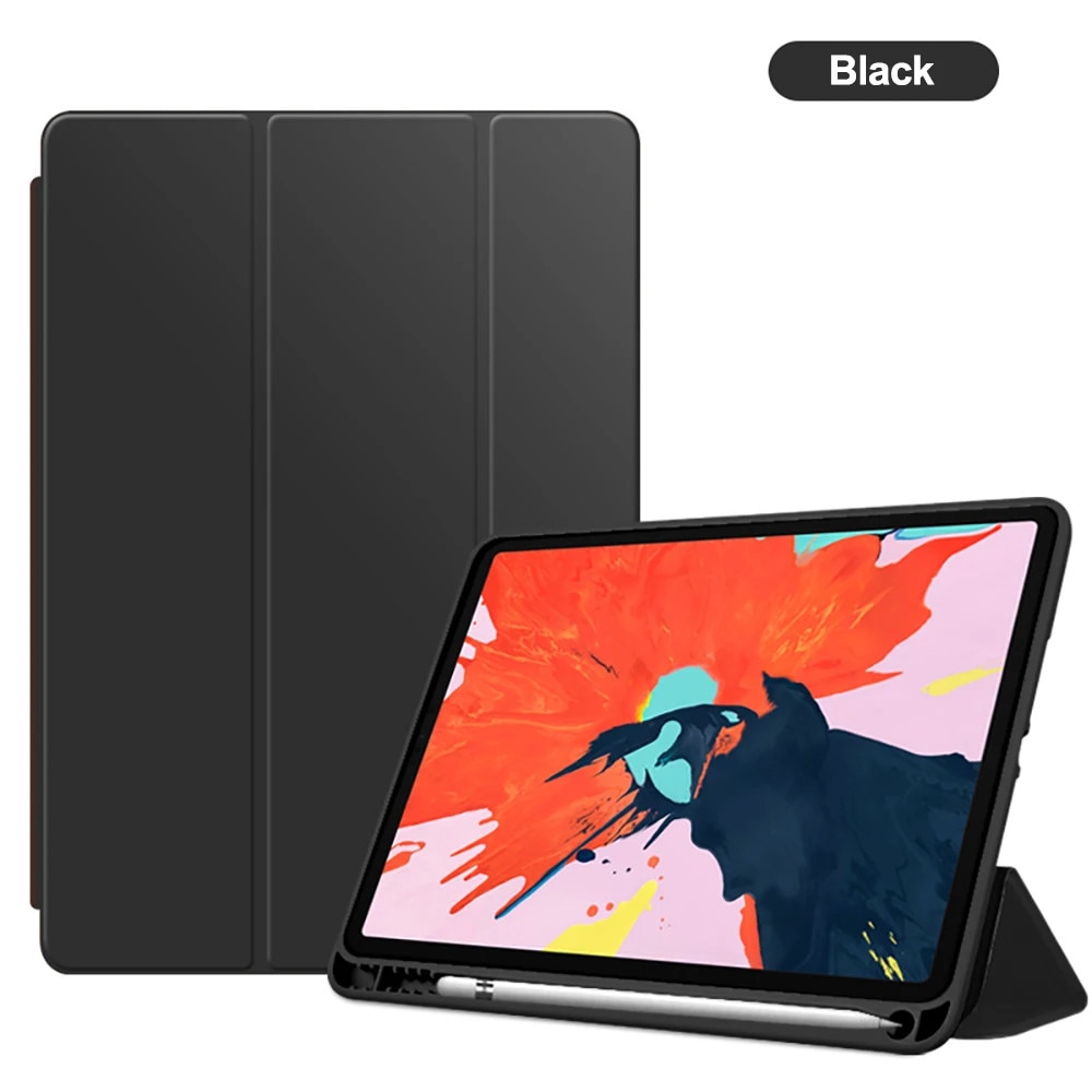 Husa Tableta FlexPro pentru Apple iPad Air 10.5 (2019), Protectie Completa, Functie Stand, Suport Creion, Negru