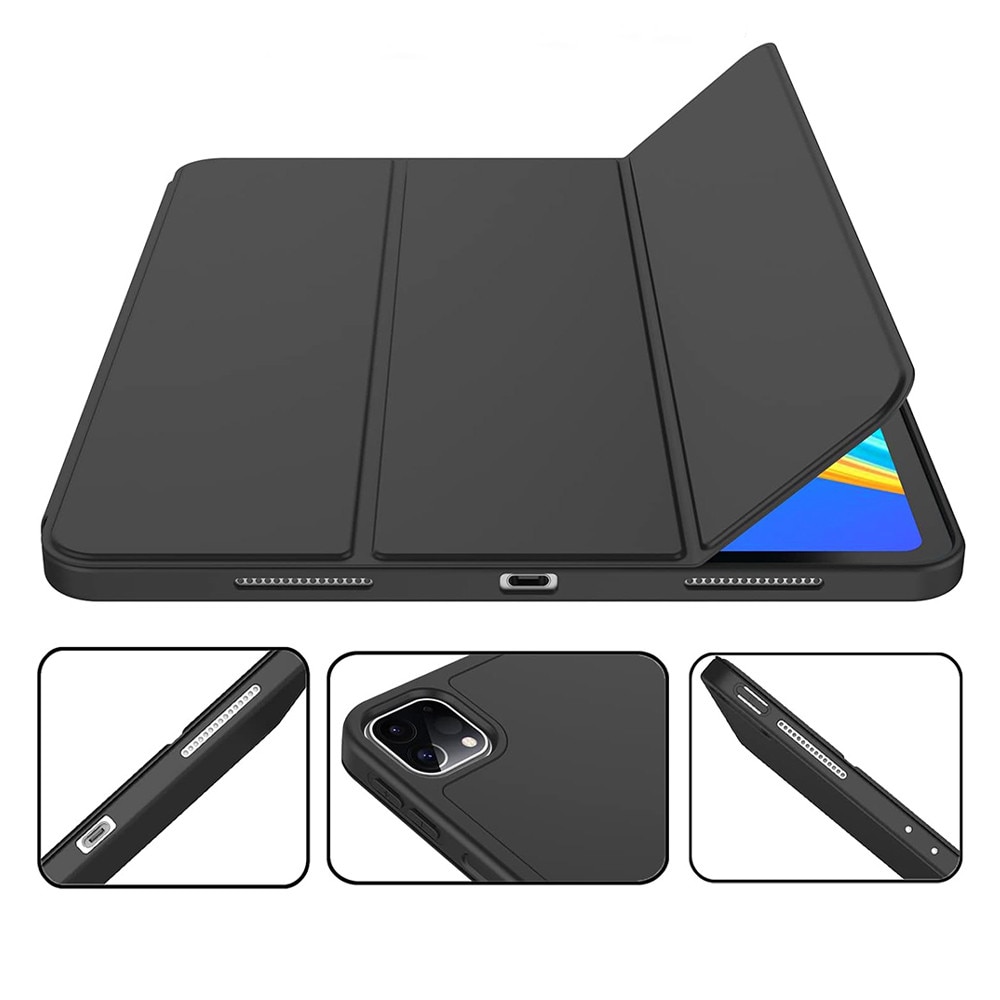 Husa Tableta FlexPro pentru Apple iPad Air 10.5 (2019), Protectie Completa, Functie Stand, Suport Creion, Negru