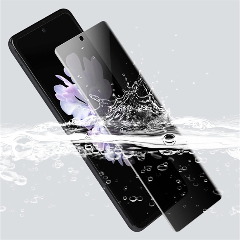 Folie Privacy din Hydrogel Compatibil cu Samsung Galaxy Z Flip 5, Privacy, Anti-spy, Full Screen, Full Cover, HD Clarity, Neagra