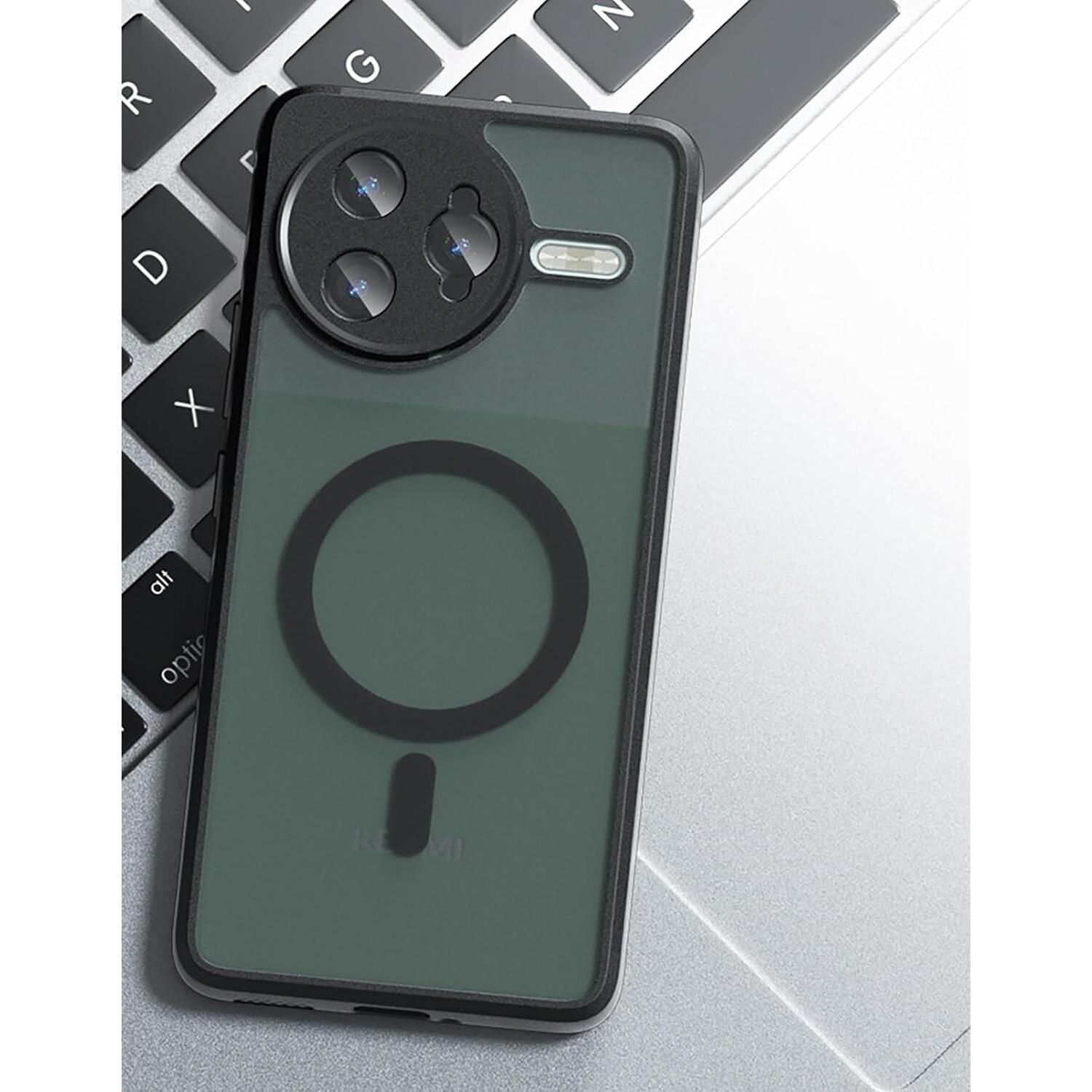 Set Etui Pentru Xiaomi Poco F7 Ultra, Compatibil Cu Magsafe, Erbord Matt Case, Negru Si Sticla Securizata, Erbord, Matt Case, Etui Hibrid Din Policarbonat Si Poliuretan Termoplastic, Protejeaza Impotriva Daunelor Mecanice, Negru