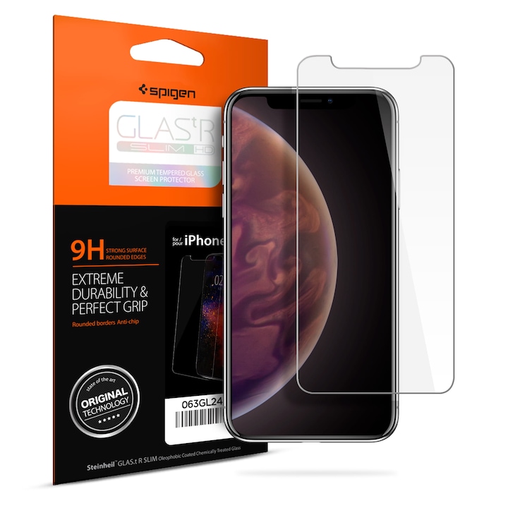 Sticla, Spigen Glas.tr Slim pentru iPhone 11 Pro / Xs / X, Transparent
