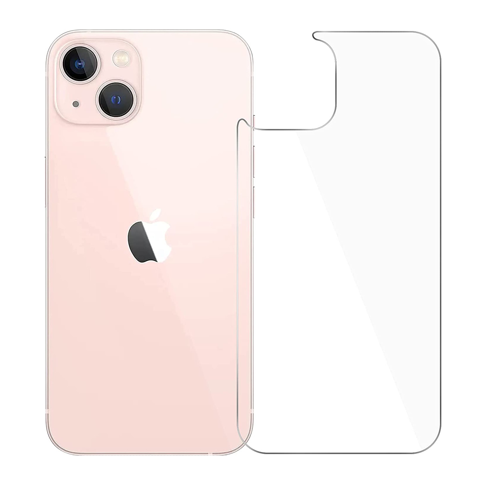 Folie sticla pentru iPhone 14 PLUS, protectie securizata, spate, 0.2mm