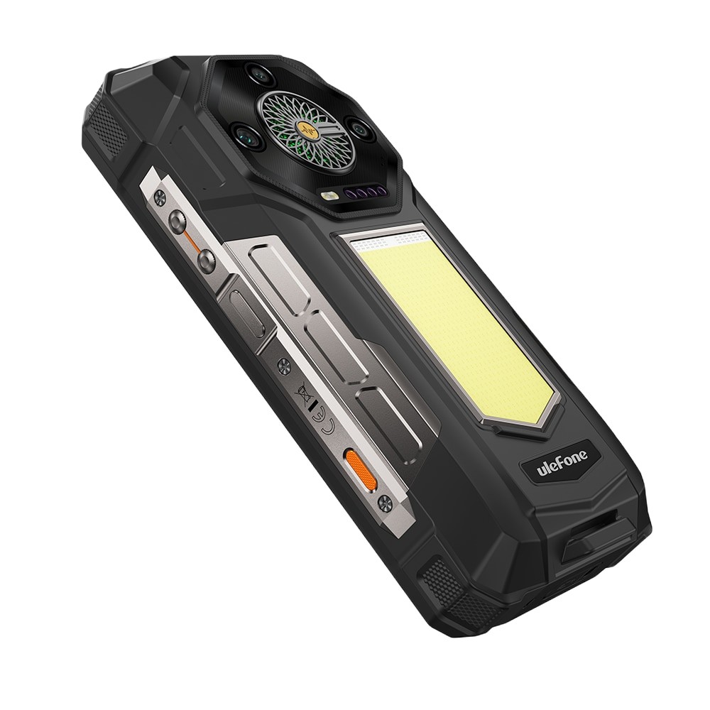 Telefon mobil Ulefone Armor 33, Dual SIM, 4G, IPS 6.95-inch 120Hz 700nits, 24GB RAM / 512GB, Camera 50MP + 64MP + 50MP, RGB Infinite Halo 2.0, Lantera LED 1100 Lumeni, 25500mAh, NFC, IP68/IP69K, Android 15