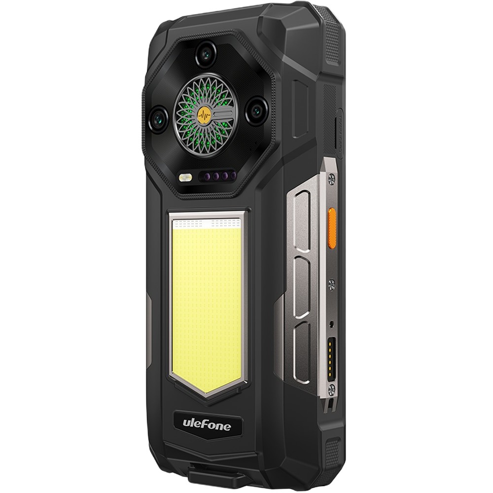 Telefon mobil Ulefone Armor 33, Dual SIM, 4G, IPS 6.95-inch 120Hz 700nits, 24GB RAM / 512GB, Camera 50MP + 64MP + 50MP, RGB Infinite Halo 2.0, Lantera LED 1100 Lumeni, 25500mAh, NFC, IP68/IP69K, Android 15