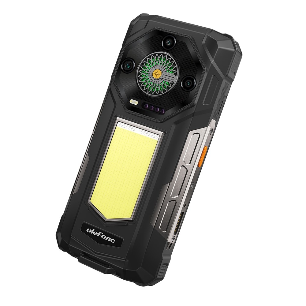 Telefon mobil Ulefone Armor 33, Dual SIM, 4G, IPS 6.95-inch 120Hz 700nits, 24GB RAM / 512GB, Camera 50MP + 64MP + 50MP, RGB Infinite Halo 2.0, Lantera LED 1100 Lumeni, 25500mAh, NFC, IP68/IP69K, Android 15