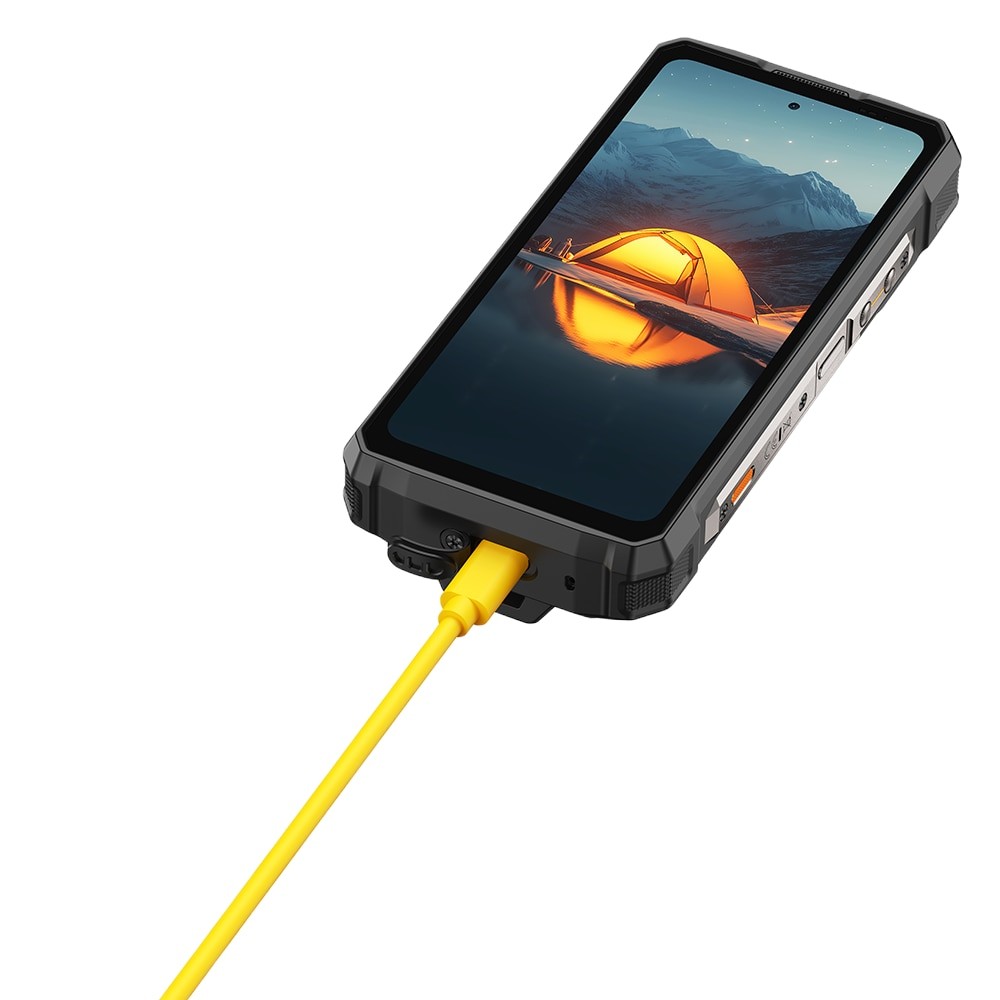 Telefon mobil Ulefone Armor 33, Dual SIM, 4G, IPS 6.95-inch 120Hz 700nits, 24GB RAM / 512GB, Camera 50MP + 64MP + 50MP, RGB Infinite Halo 2.0, Lantera LED 1100 Lumeni, 25500mAh, NFC, IP68/IP69K, Android 15
