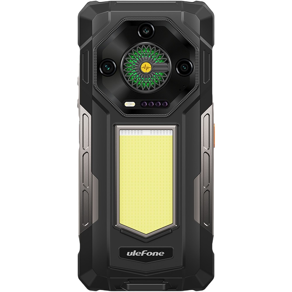 Telefon mobil Ulefone Armor 33, Dual SIM, 4G, IPS 6.95-inch 120Hz 700nits, 24GB RAM / 512GB, Camera 50MP + 64MP + 50MP, RGB Infinite Halo 2.0, Lantera LED 1100 Lumeni, 25500mAh, NFC, IP68/IP69K, Android 15