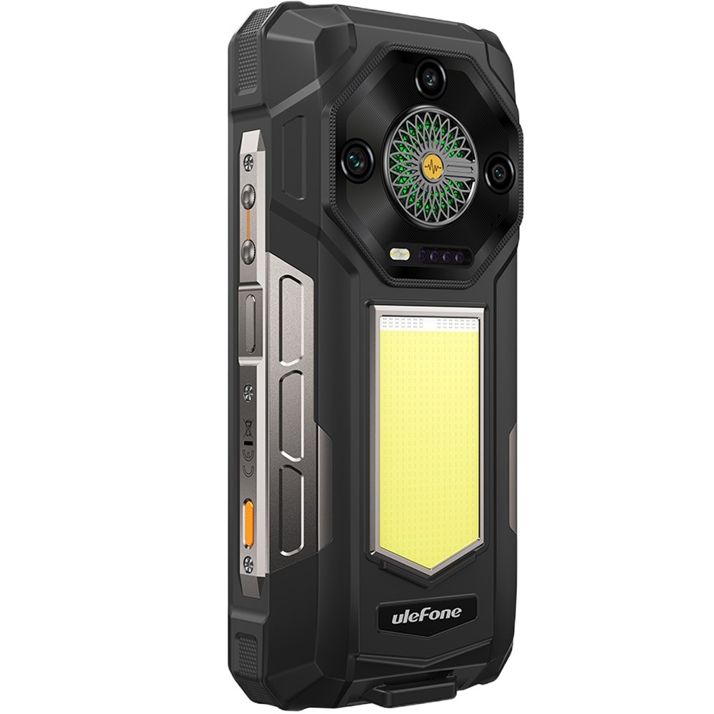 Telefon mobil Ulefone Armor 33, Dual SIM, 4G, IPS 6.95-inch 120Hz 700nits, 24GB RAM / 512GB, Camera 50MP + 64MP + 50MP, RGB Infinite Halo 2.0, Lantera LED 1100 Lumeni, 25500mAh, NFC, IP68/IP69K, Android 15