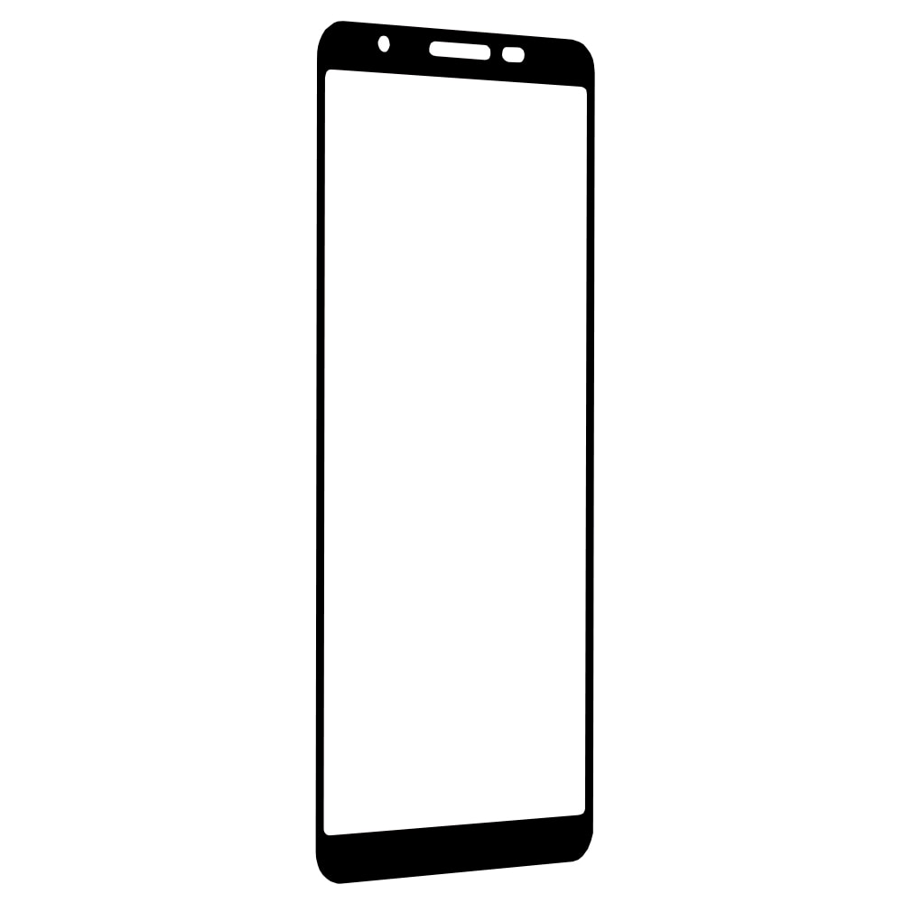 Folie pentru Samsung Galaxy A01 Core, M01 Core, Techsuit 111D Full Cover, Full Glue Glass, Black