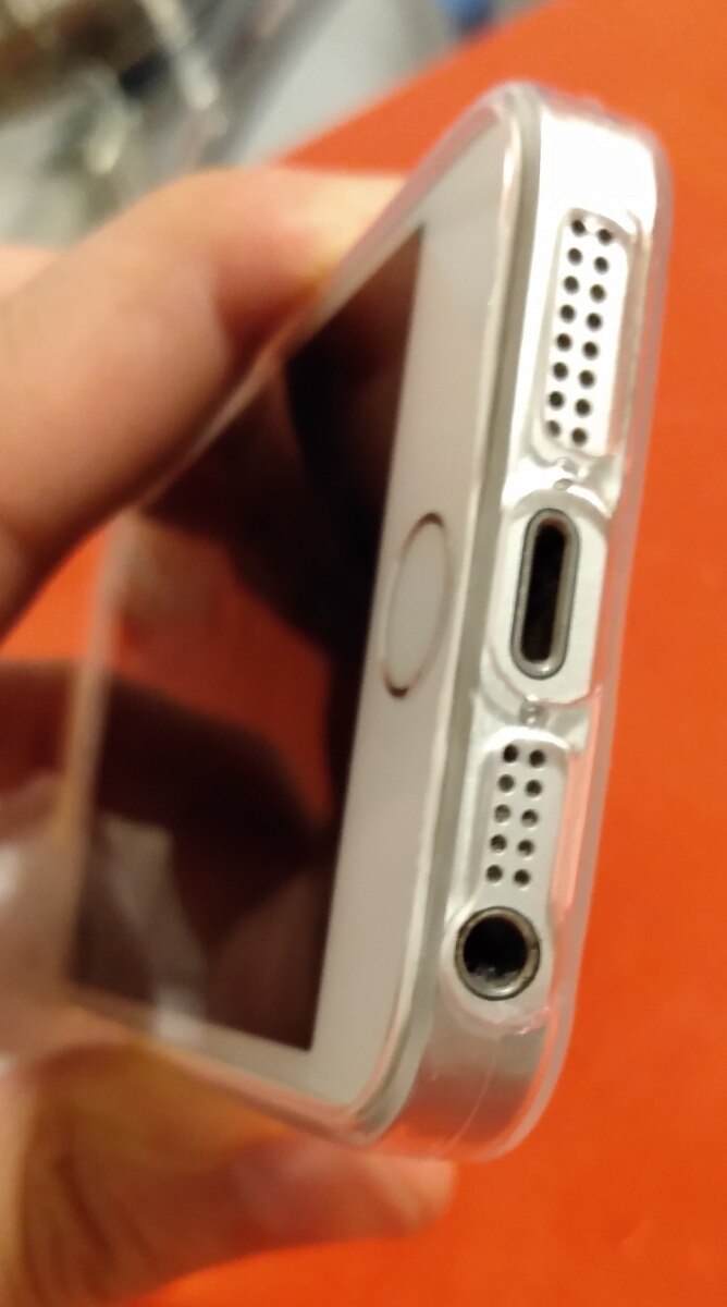 Husa Slim TPU pentru iPhone SE / 5S, 0.5 mm, Transparent