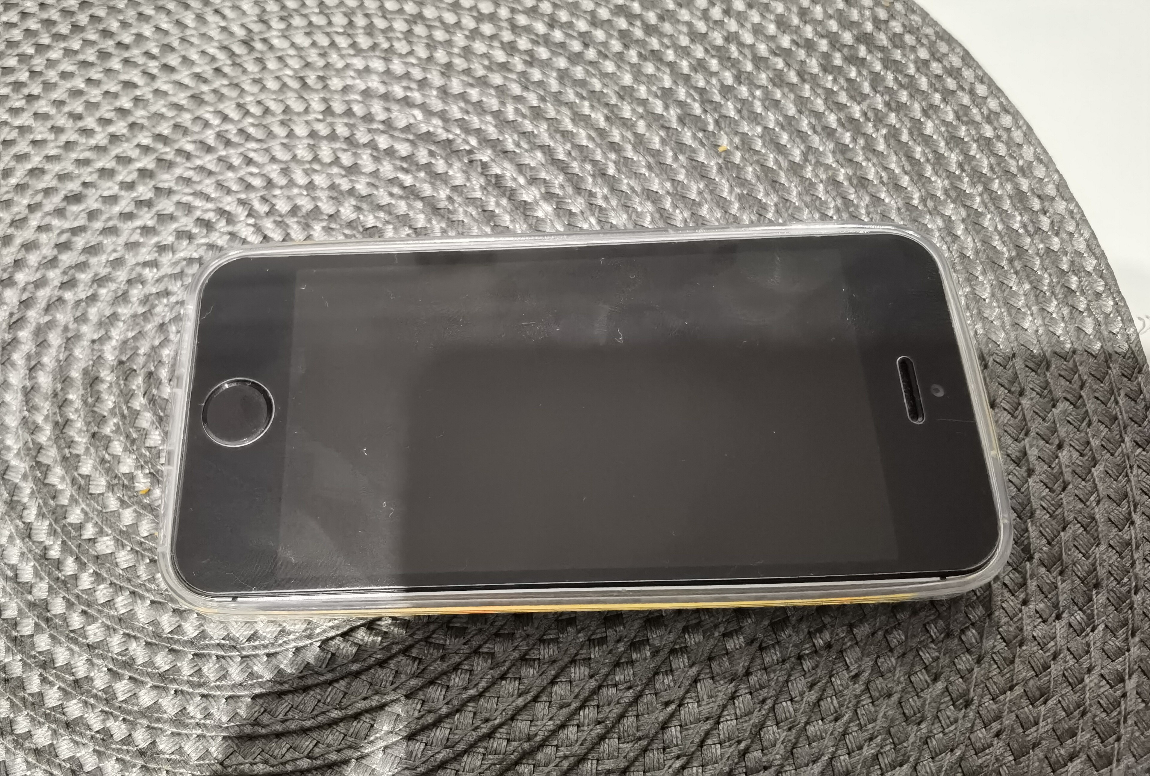 Husa Slim TPU pentru iPhone SE / 5S, 0.5 mm, Transparent
