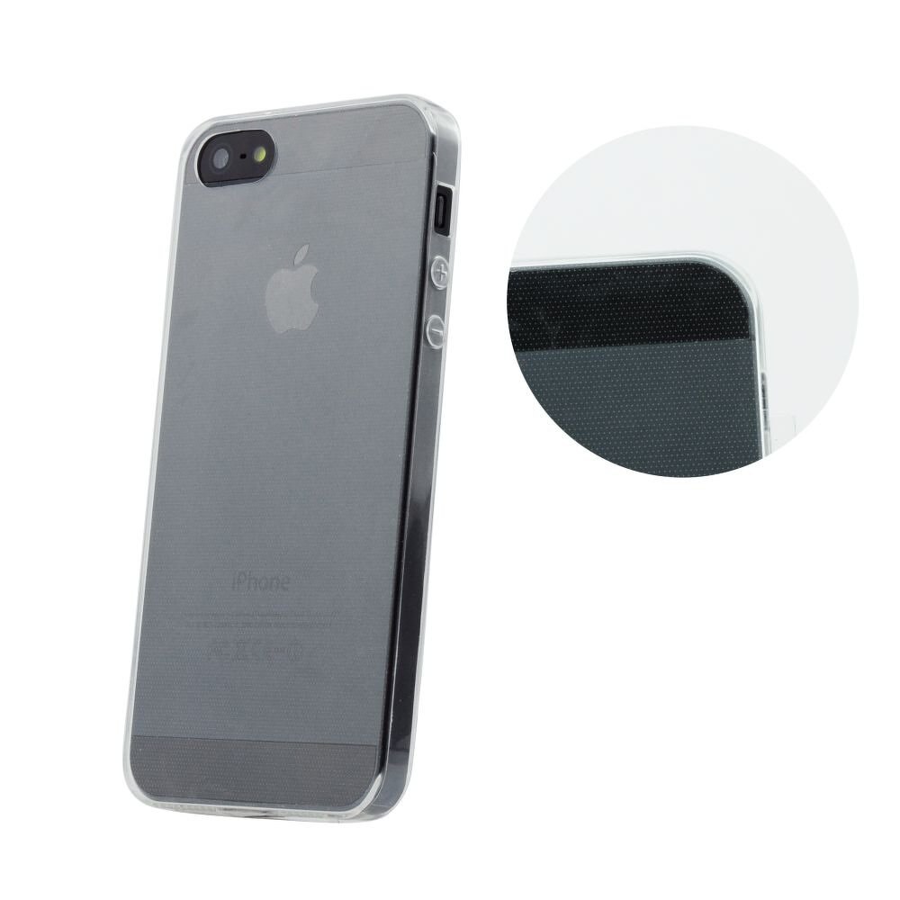 Husa Slim TPU pentru iPhone SE / 5S, 0.5 mm, Transparent