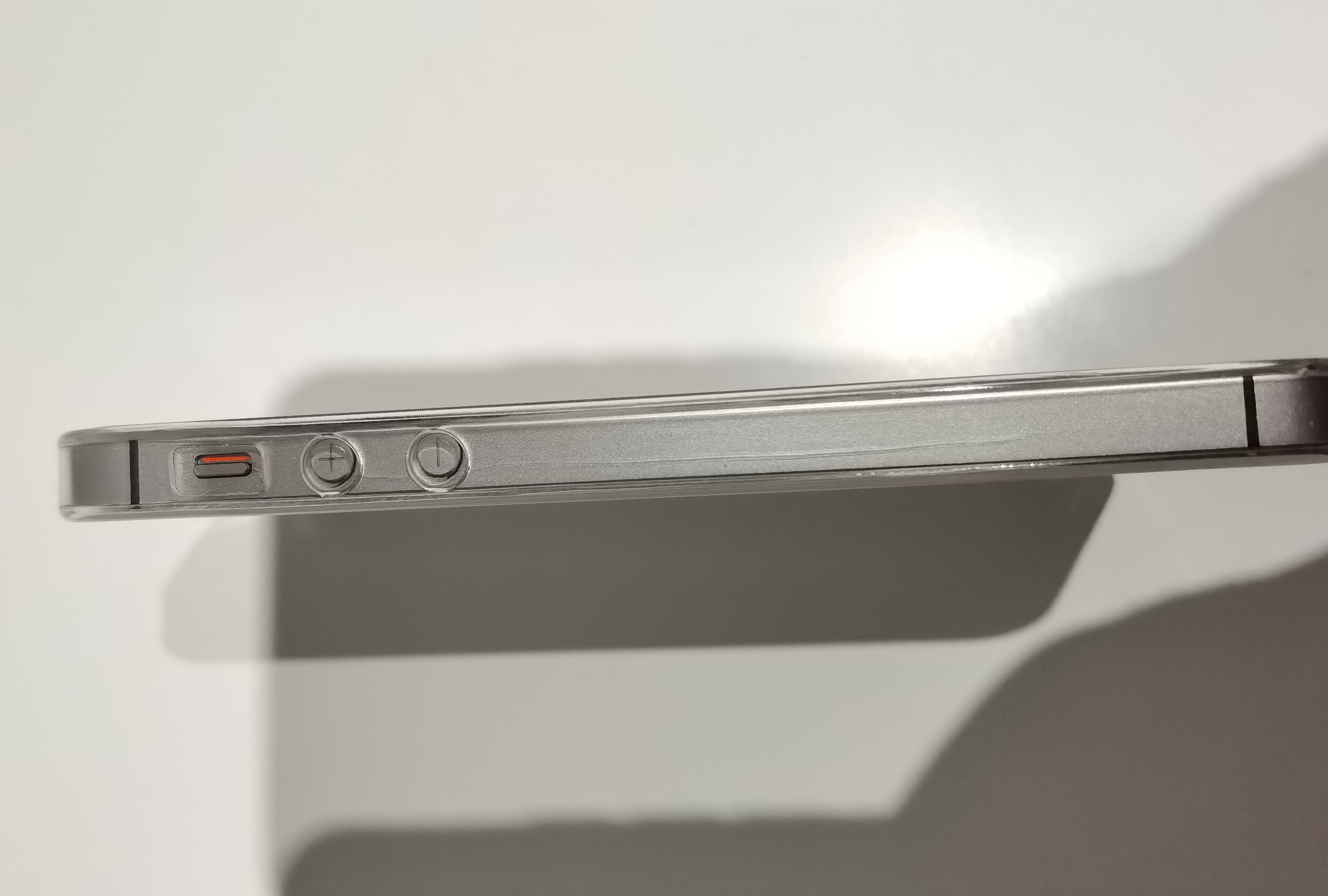 Husa Slim TPU pentru iPhone SE / 5S, 0.5 mm, Transparent