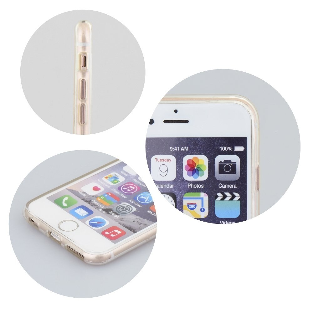 Husa Slim TPU pentru iPhone SE / 5S, 0.5 mm, Transparent