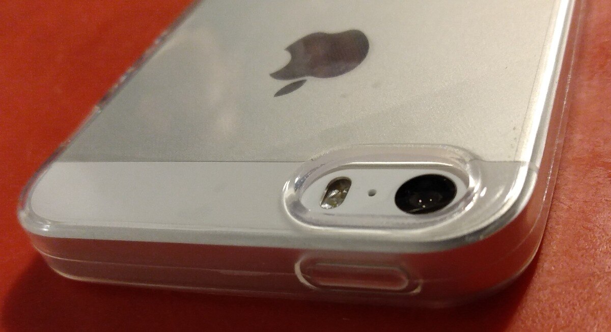 Husa Slim TPU pentru iPhone SE / 5S, 0.5 mm, Transparent