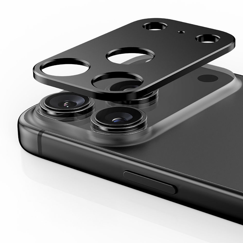 Folie sticla camera foto Tech-Protect CamAlloy Fit Plus compatibila cu iPhone 17 Pro Max, Silver