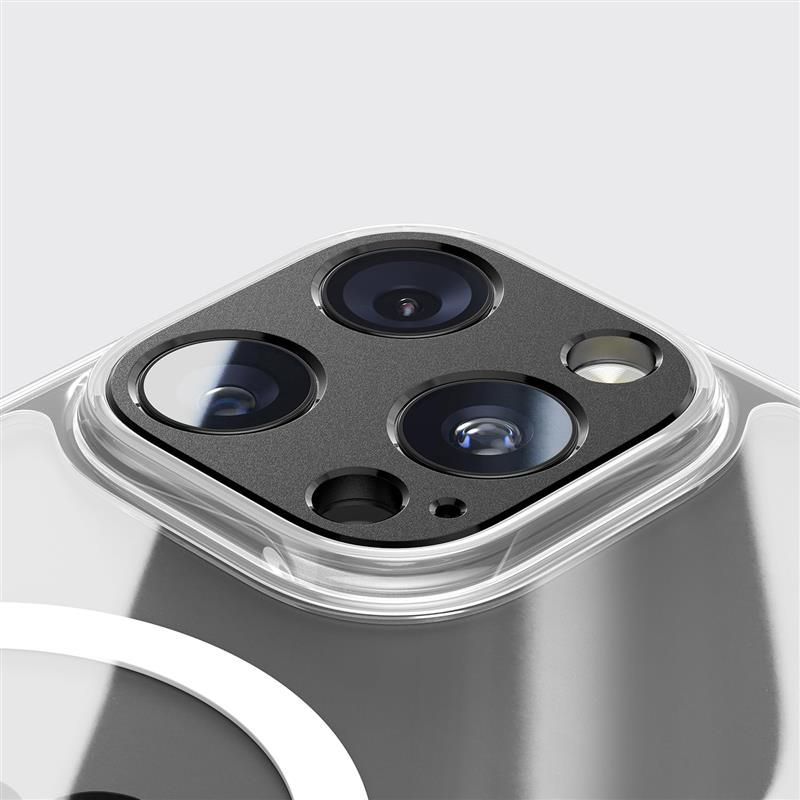 Folie sticla camera foto Tech-Protect CamAlloy Fit Plus compatibila cu iPhone 17 Pro Max, Silver