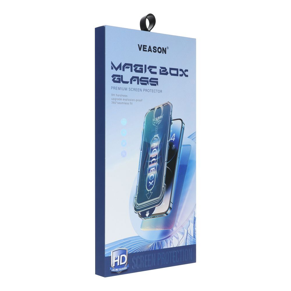 Folie Sticla Veason Easy Install Compatibila Cu iPhone 17 Pro, Aplicator Inclus, Montaj Rapid