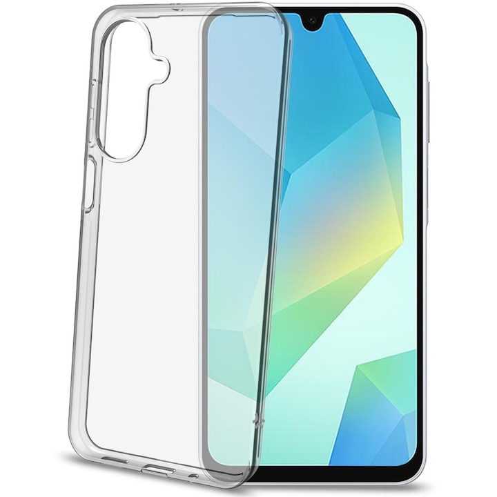 Husa de protectie Celly din Silicon pentru Samsung Galaxy A17 4G/5G, Transparenta
