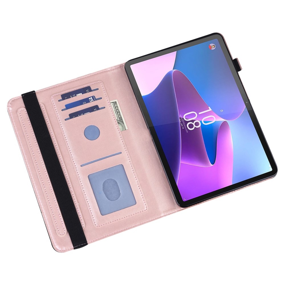 Husa tableta, XGSM, cu suport, pentru Lenovo Tab M9, Roz