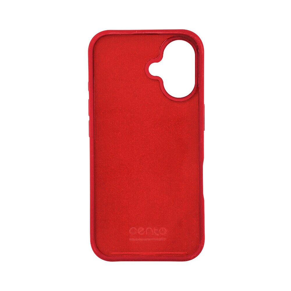 Husa CENTO Rio compatibila cu Apple Iphone 16 Scarlet Red (SILICON)