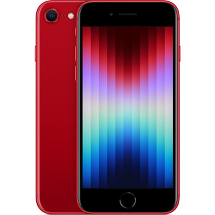 Telefon mobil Apple iPhone SE 3, 128GB, 5G, Red