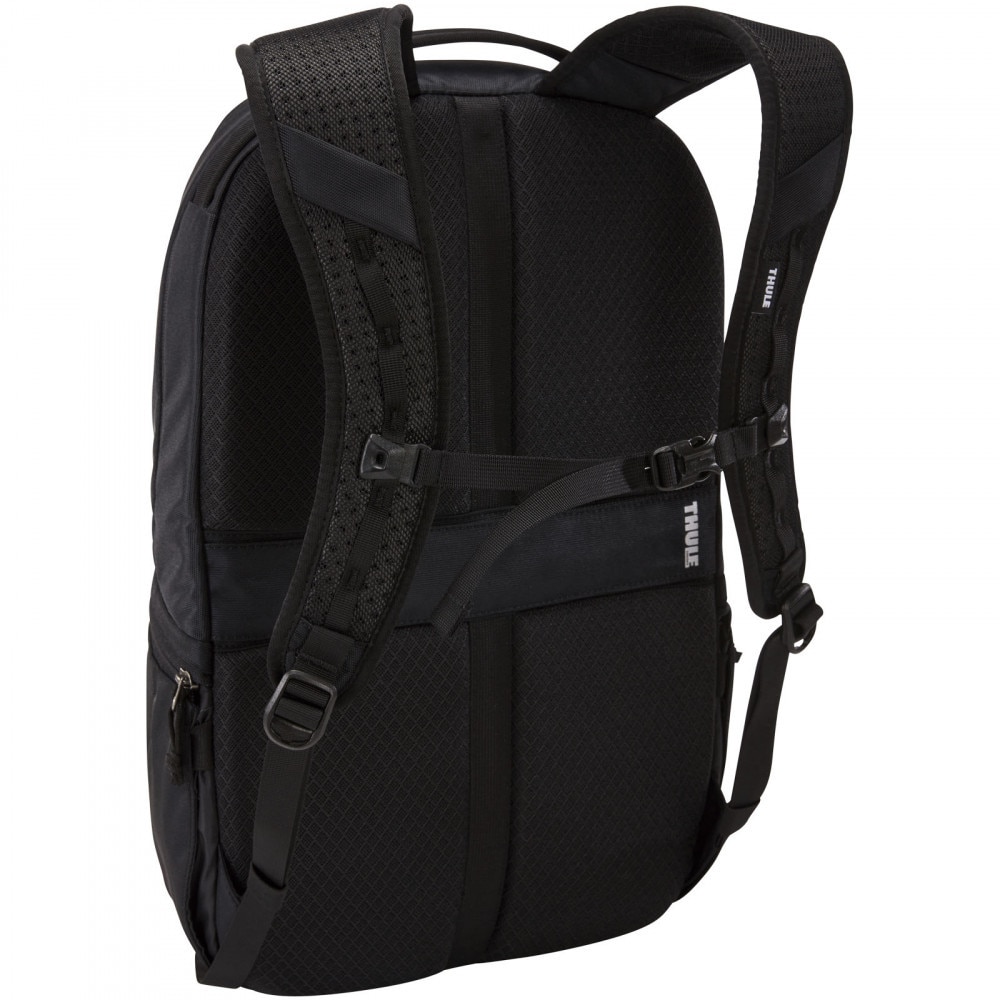 Rucsac laptop, 21MAR1040, 31x48x8 cm, 15 inch, Thule by AleXer, Nylon, Negru, breloc inclus