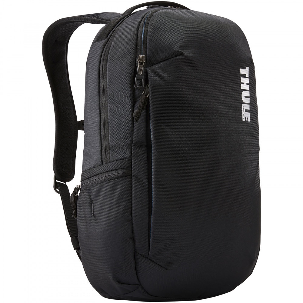 Rucsac laptop, 21MAR1040, 31x48x8 cm, 15 inch, Thule by AleXer, Nylon, Negru, breloc inclus