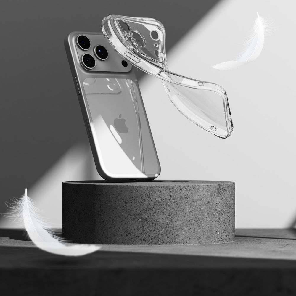 Carcasa Ringke Air compatibila cu iPhone 17 Pro Max, Clear