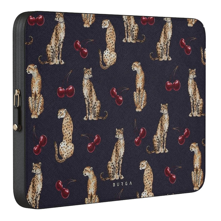 Husa antisoc Burga pentru Laptop 14 inch Cougar, cu fermoar, rezistenta la apa