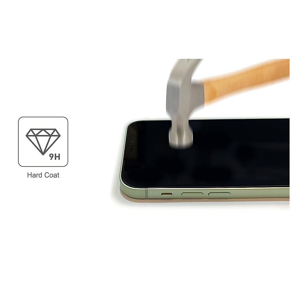 Set 2 folii privacy protectie telefon, Sticla securizata, Pentru ecran/camera, compatibil cu iPhone 15, acoperire completa
