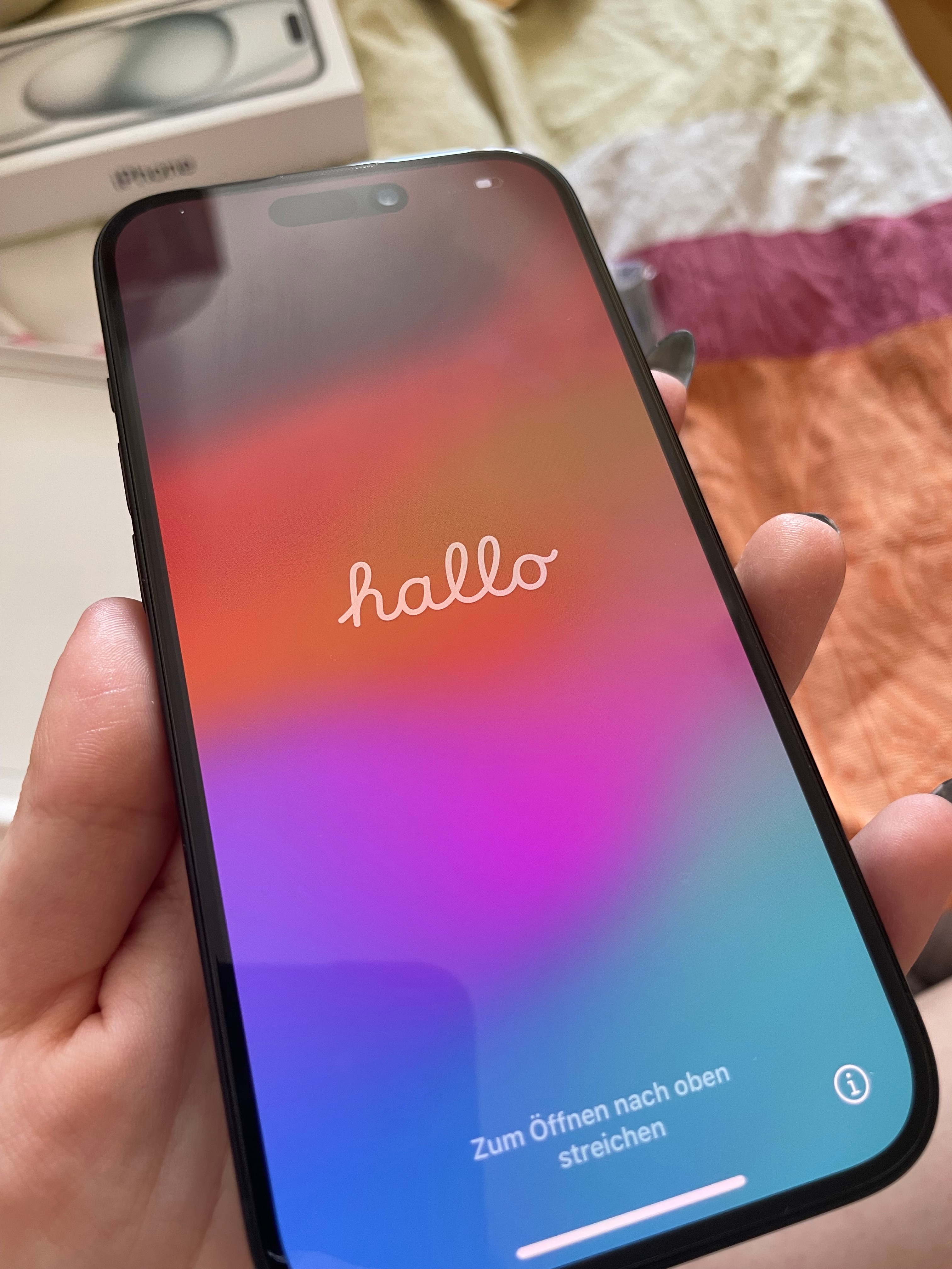 Set 2 folii privacy protectie telefon, Sticla securizata, Pentru ecran/camera, compatibil cu iPhone 15, acoperire completa