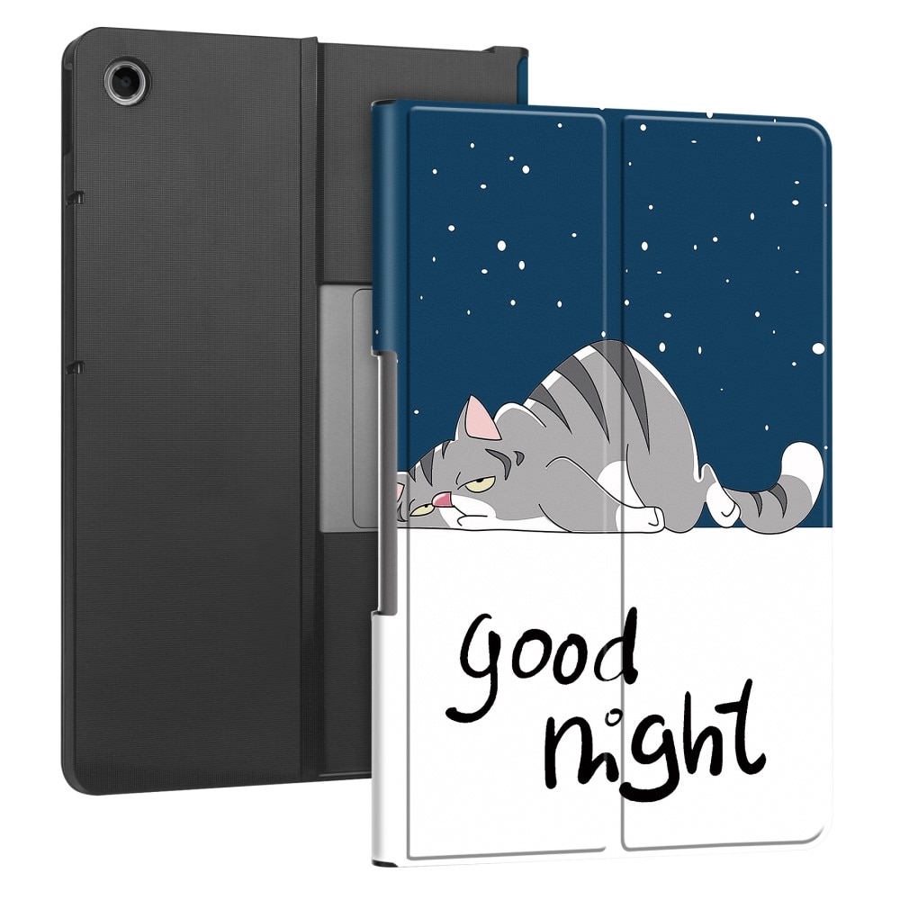 Husa tableta, XGSM, Pentru Lenovo Tab Plus, Suport, Material mat, Negru