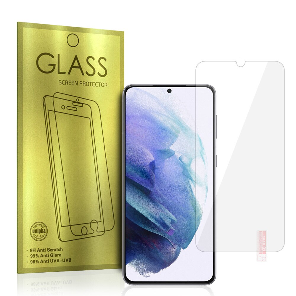 Folie sticla compatibila cu Samsung Galaxy S21 Transparenta