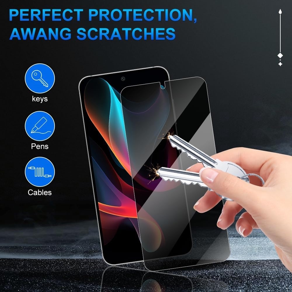 Folie High Precise PRIVACY pentru Samsung Galaxy A56, OPTIM SOLUTION, Sticla Securizata Crystal AntiSpy, Top Grade 9H Protection, Full Glue, Display Securizat, Sensitive Touch Screen, Optim Solution Premium Tech, Negru