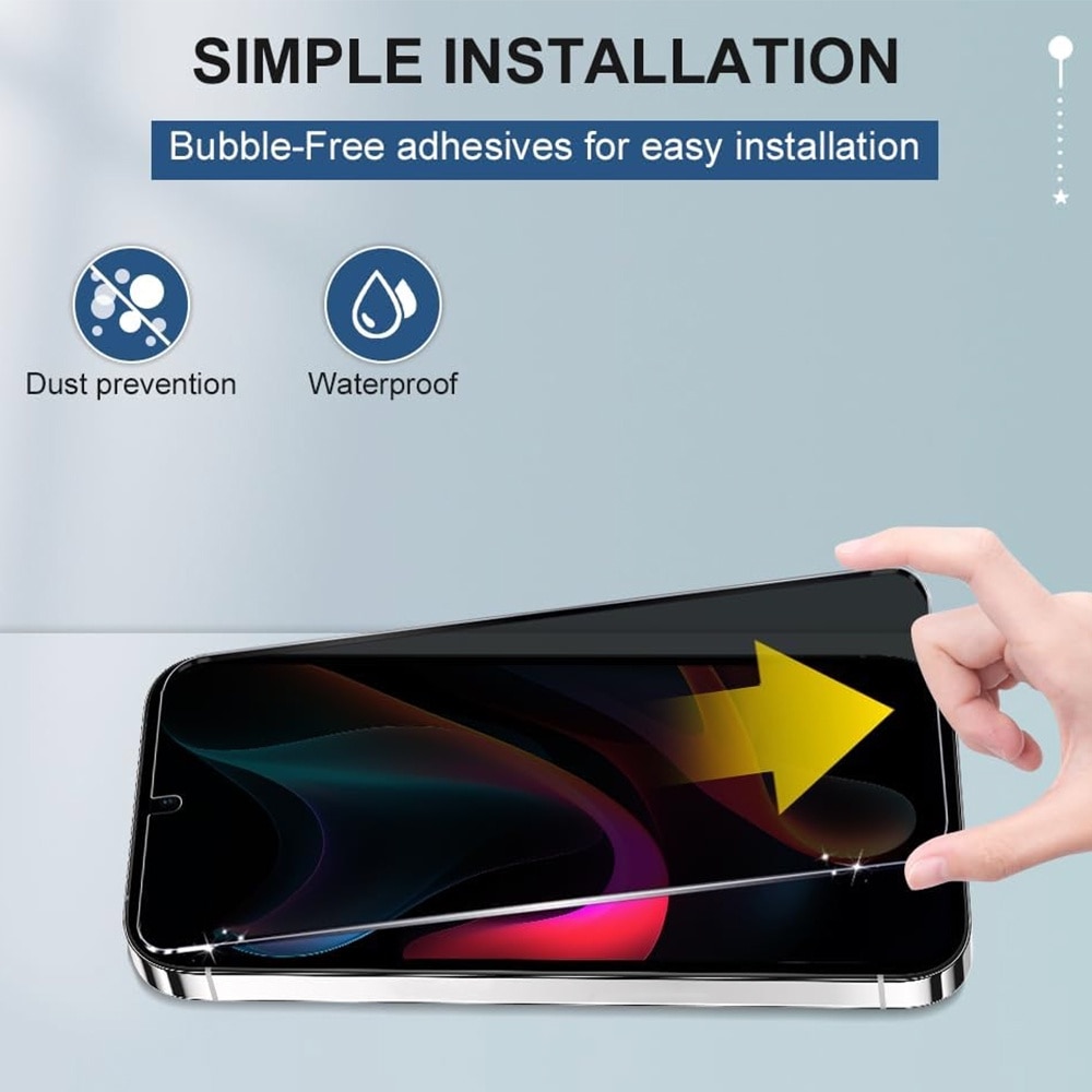 Folie High Precise PRIVACY pentru Samsung Galaxy A56, OPTIM SOLUTION, Sticla Securizata Crystal AntiSpy, Top Grade 9H Protection, Full Glue, Display Securizat, Sensitive Touch Screen, Optim Solution Premium Tech, Negru