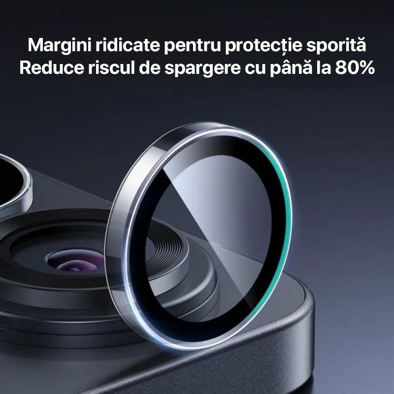 Folie protectie camera pentru Samsung Galaxy S26 Daden, Aplicator automat, Anti zgarieturi, Antisoc, Instalare usoara, Protectie premium, Argintiu