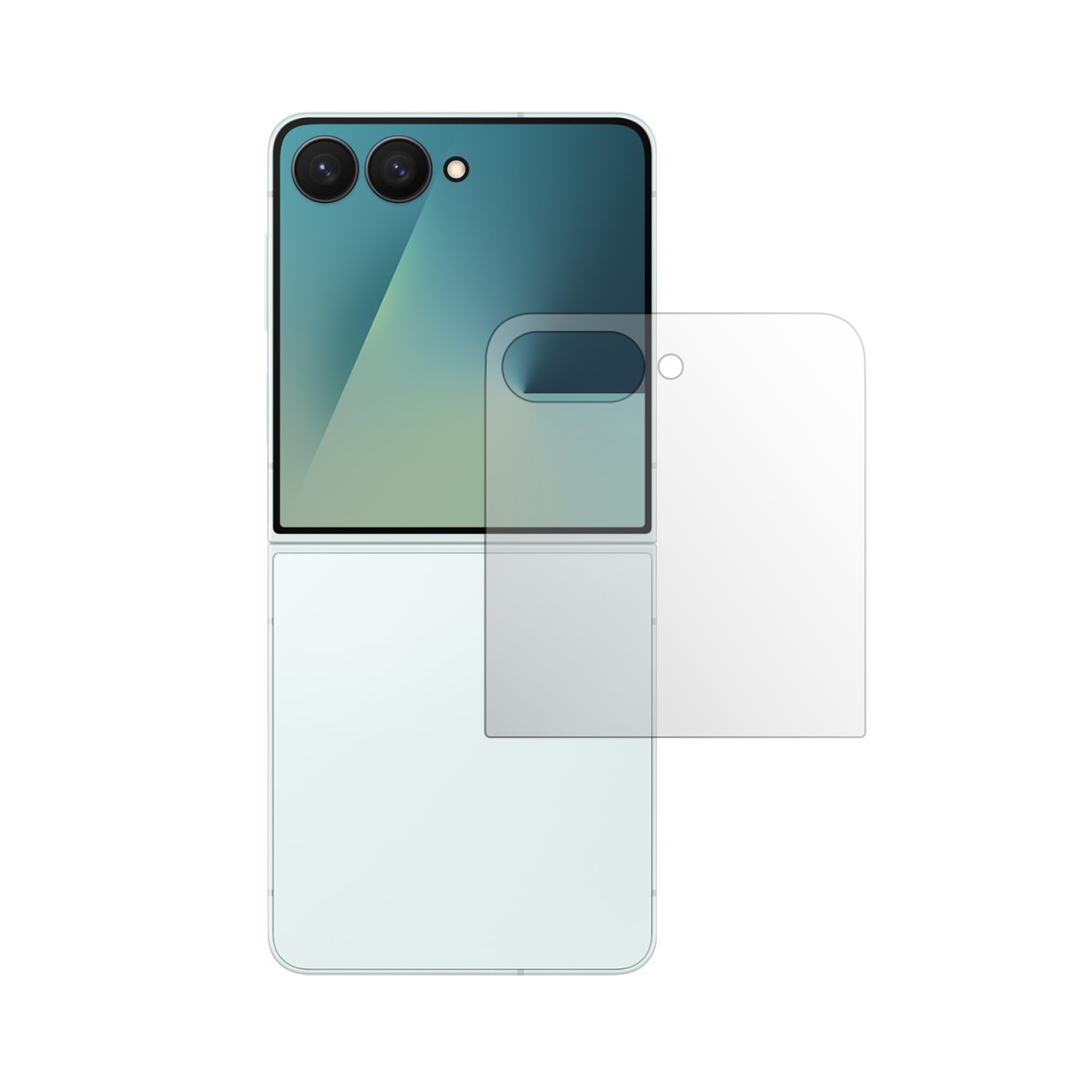 Folie Protectie Ecran Externa Folie24, pentru Samsung Galaxy Z Flip7, 1X Mata cu Acoperire Totala Full-Display, Adeziva, Flexibila cu Auto Regenerare